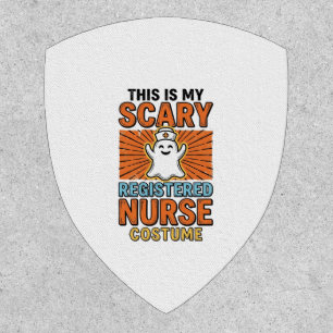 Scary Registered Nurse Costume Halloween Design_1 Patch