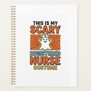 Scary Registered Nurse Costume Halloween Design_1 Planner