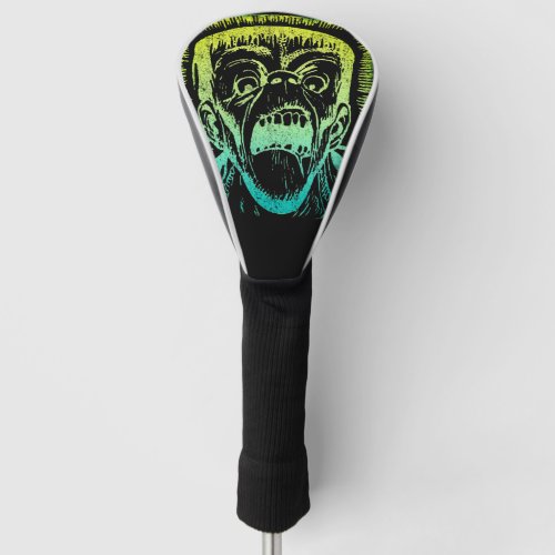 Scary Retro Frankenstien Movie Monster Comic Art Golf Head Cover