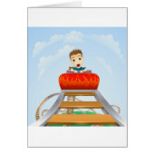 Scary ride on rollercoaster (Front)