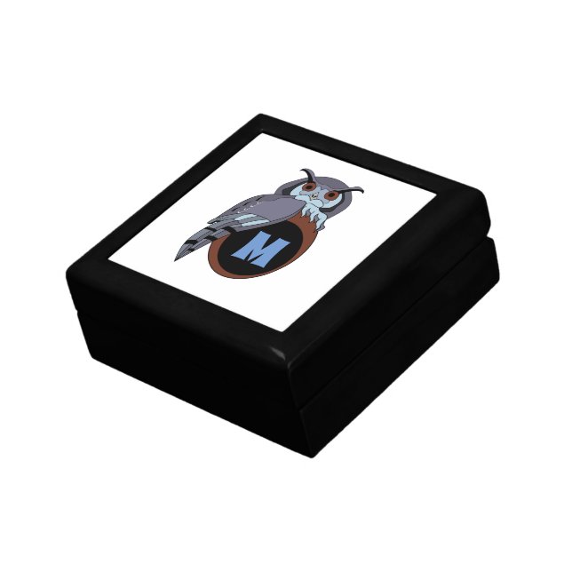 Scary Scop Owl Monogram Gift Box (Side)