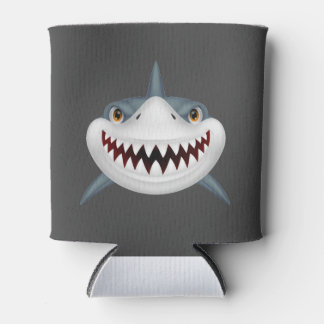 Scary Shark Can Cooler