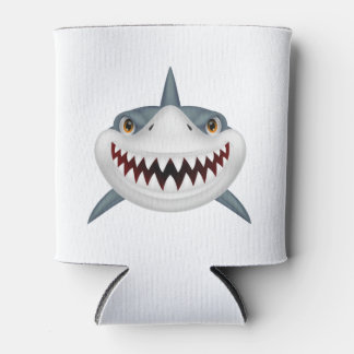 Scary Shark Can Cooler