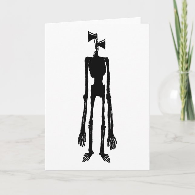 Scary Siren Meme Gamer Kids Boys Girls Xmas Gifts  Card (Front)
