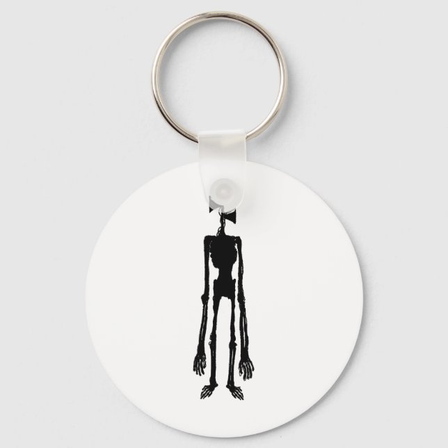 Scary Siren Meme Gamer Kids Boys Girls Xmas Gifts  Keychain (Front)