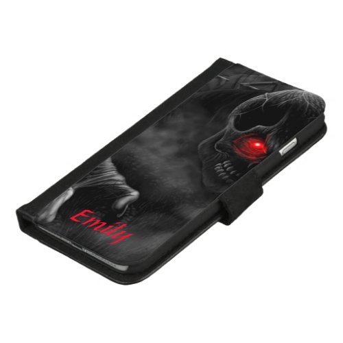 Scary Skull Custom iPhone 87 Plus Wallet Case