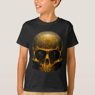 Scary Skull Face For A Creepy Halloween Costume T-Shirt