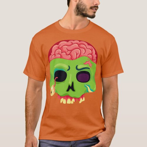 Scary Skull T_Shirt