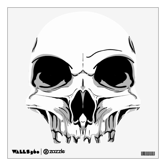 Scary Skull Wall Decal