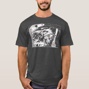 Scary skull wand wizard Classic TShirt