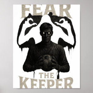 Scary Soccer Goalkeeper Horror Fear The Keeper Hal Poster