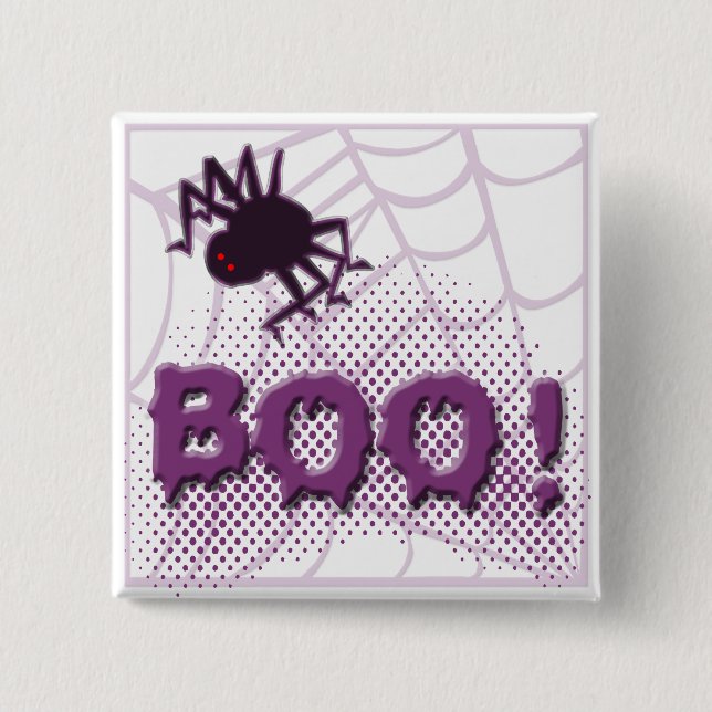 Scary spider button (Front)