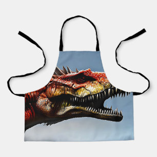 Scary Spinosaurus Dinosaur, Kids Apron