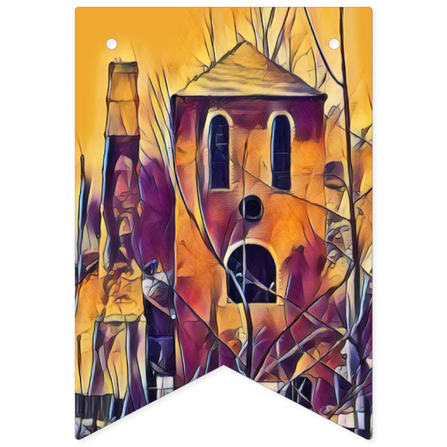 SCARY SPOOKY FUN BUNTING FLAGS (First Flag)