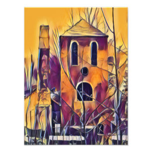 SCARY SPOOKY HALLOWEEN FUN PHOTO PRINT