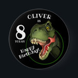 Scary T-Rex Dinosaur Kids Age<br><div class="desc">Is this scary Tyrannosaurus isn't looking for supper,  he really is trying hard to be
friendly,  and wants to wish a special child a very HAPPY BIRTHDAY!
Customize the child's name and age.</div>