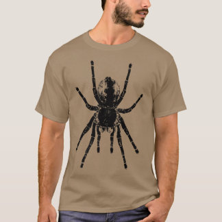 Scary Tarantula Spider Black Arachnid T-Shirt