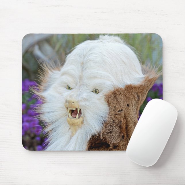 Scary Taxidermy Creature Mouse Pad (With Mouse)