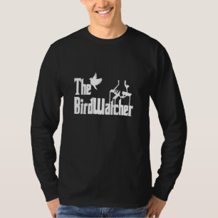 Scary The Bird Watcher Ornithologist Birdwatching T-Shirt