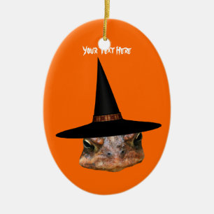 Scary Toad Face Halloween Ornament