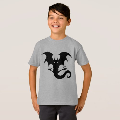 Scary Vampire Dragon Creature Halloween T_Shirt