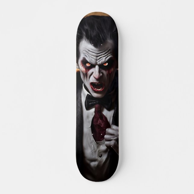 Scary Vampire Men's Skateboard (Front)