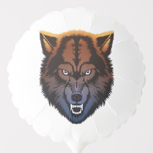 Scary Werewolf Face Trick or Treat Halloween Balloon