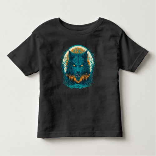 Scary Werewolf Toddler T_shirt