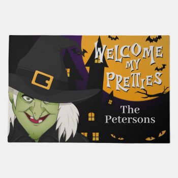 Scary Witch Door Mat by Letsrendevoo at Zazzle