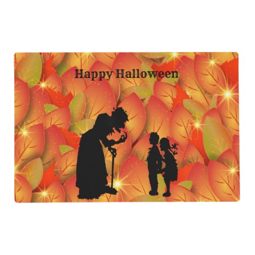 Scary Witch Halloween Placemat