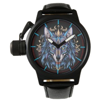 Scary wolf head Watch Fashion Mens Luxury