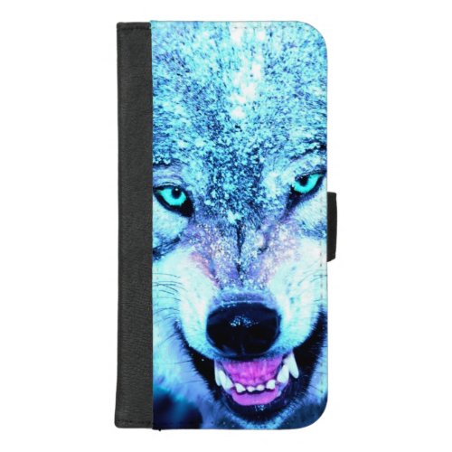 Scary wolf iPhone 87 plus wallet case