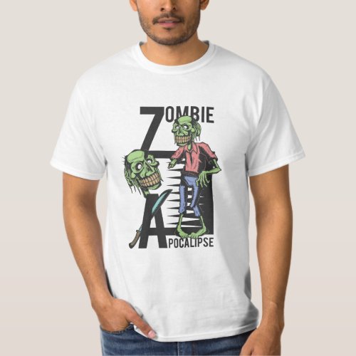 Scary Zombie Apocalypse  T_Shirt