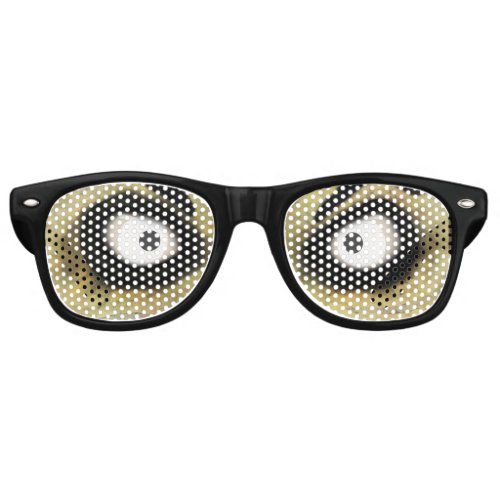 Scary Zombie Eyes Retro Sunglasses - Freak people out with these cool zombie eyes, perfect quick Halloween costume.