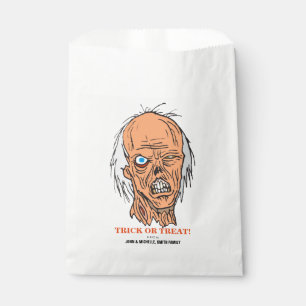 Scary Zombie Trick or Treat Halloween Favor Bag