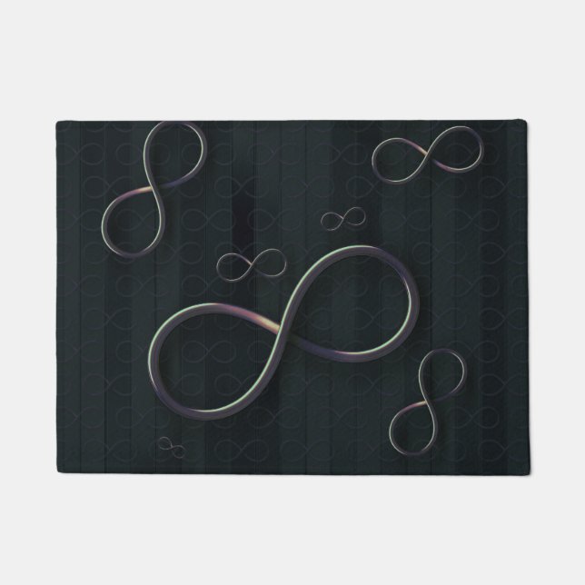 Scatter Infinity Symbol | Geek Doormat (Front)