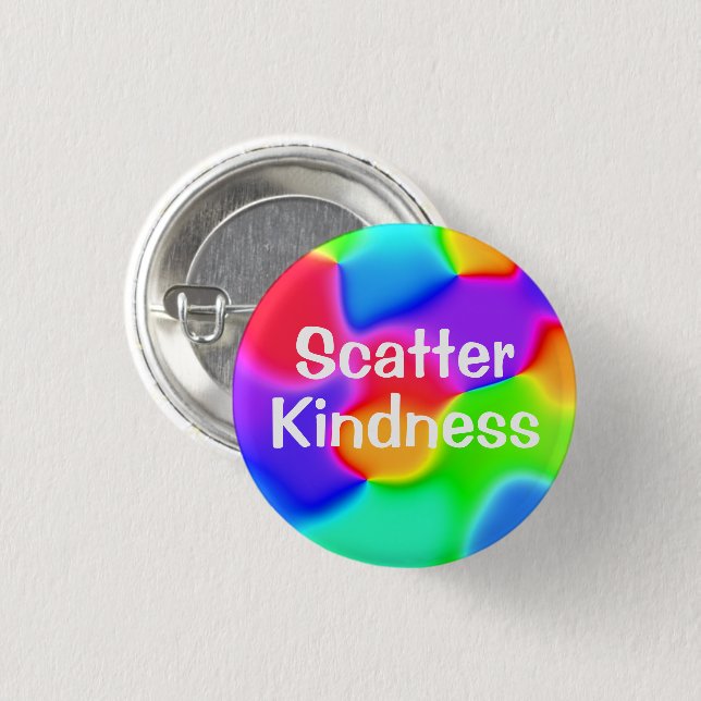 Scatter Kindness Colorful Button (Front & Back)