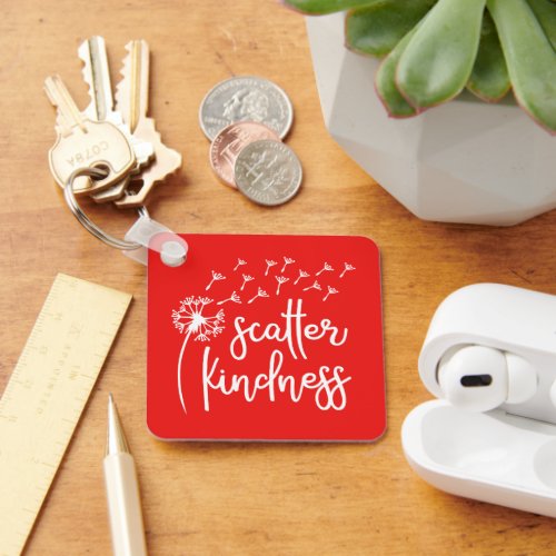 Scatter kindness keychain