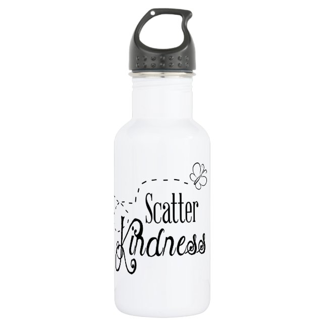 Scatter Kindness Stainless Steel Water Bottle (Front)