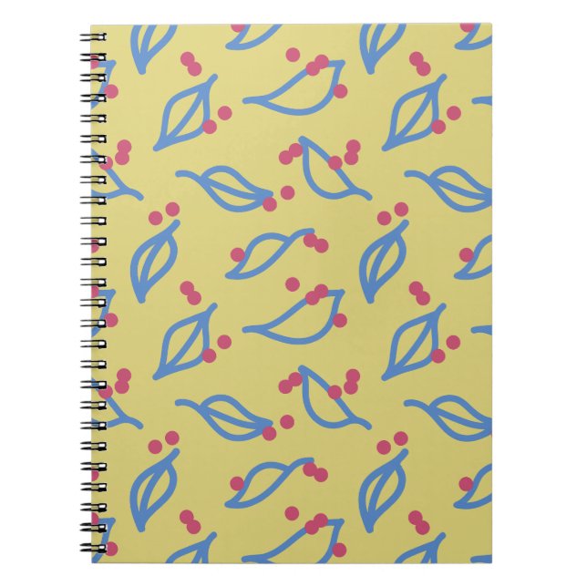 Scattered About - Mustard Yellow Notebook (Front)