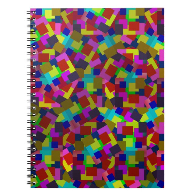 Scattered Bits Of Colored Paper, Notebook (Front)
