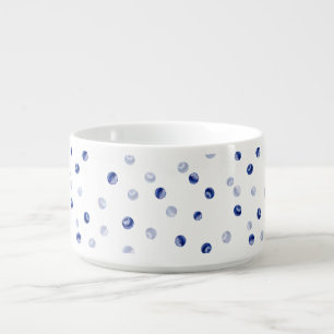 Scattered Blueberries Pattern Bowl
