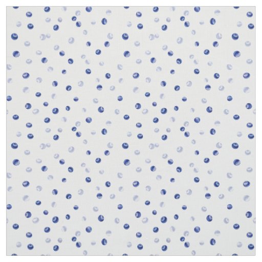 Scattered Blueberries Pattern Fabric