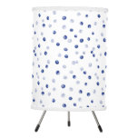 Scattered Blueberries Pattern Tripod Lamp