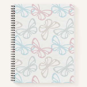 Scattered Butterflies (Medium Scale) Notebook