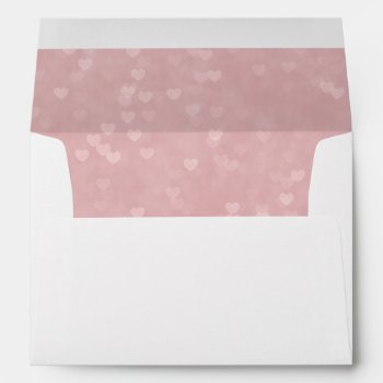 Scattered Hearts Pattern Envelope by DP_Holidays at Zazzle