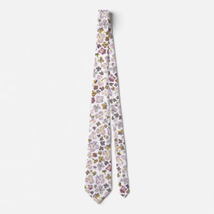 Scattered Hydrangea Neck Tie