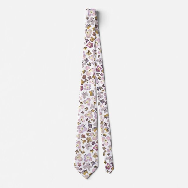 Scattered Hydrangea Neck Tie (Front)