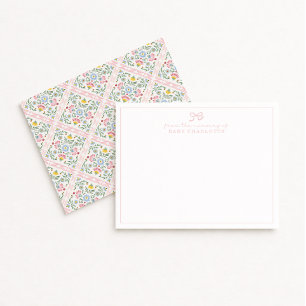 Scattered Meadow Folk Nursery Note Card