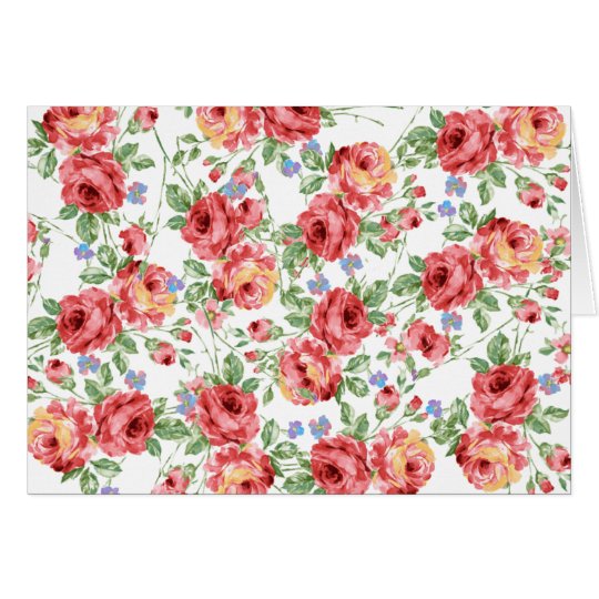 Scattered Roses by BobCatDesign Card